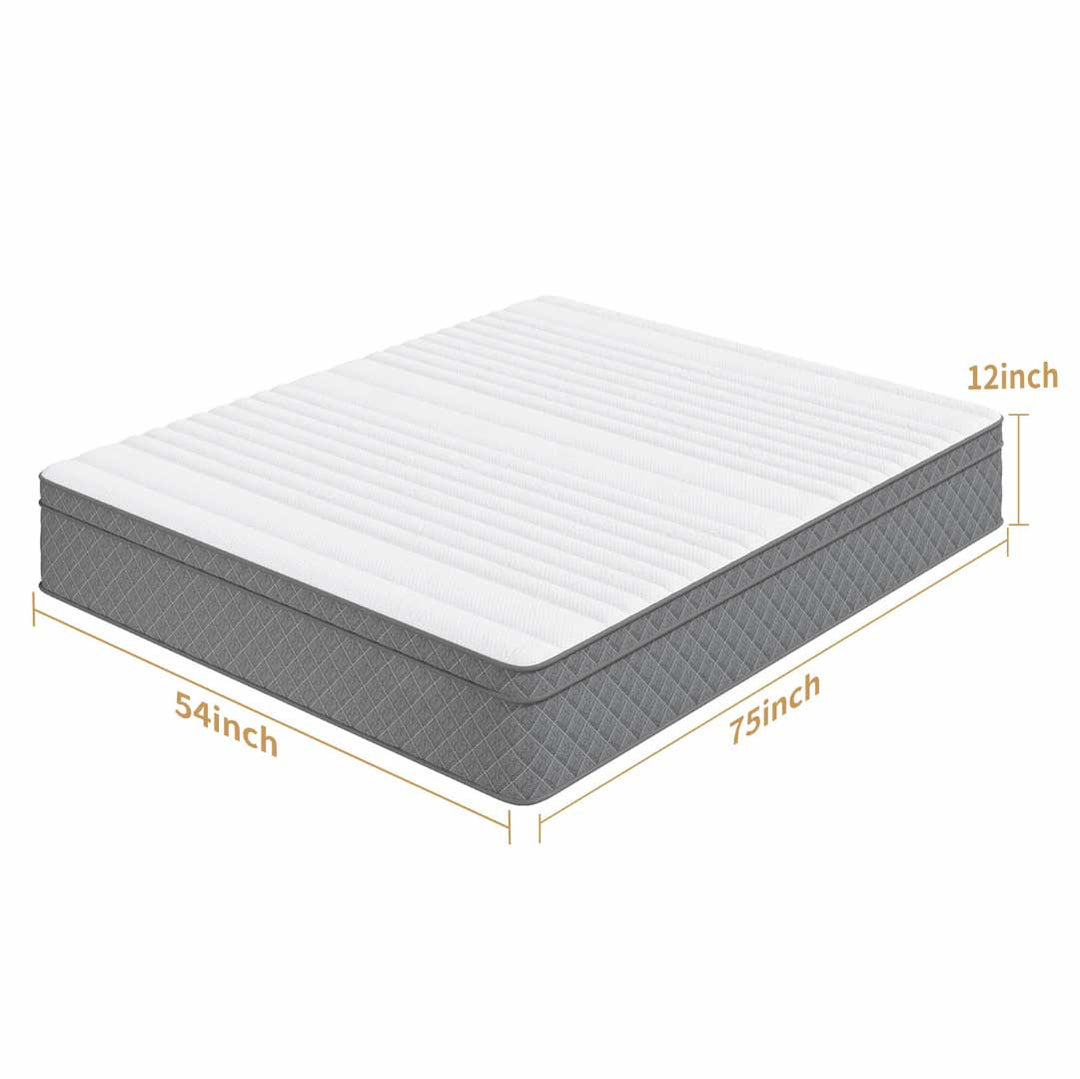 Matoresu CoreSpring™ 12" Hybrid Mattress Medium & Firm -full size