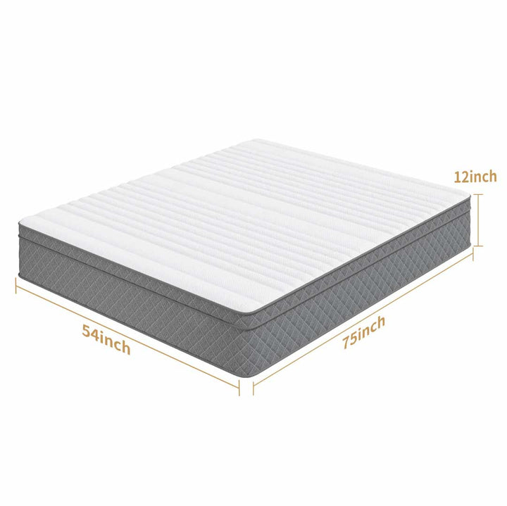 Matoresu CoreSpring™ 12" Hybrid Mattress Medium & Firm -full size