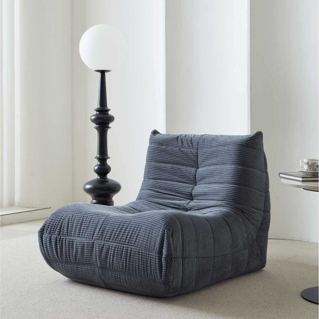 Matoresu CloudLounge dark gray floor sofa chair in modern living room