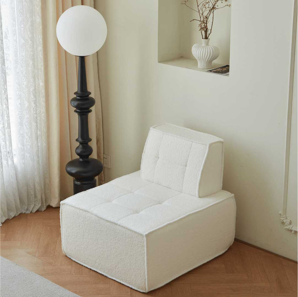 Matoresu CloudLounge dark gray floor sofa chair in modern living room