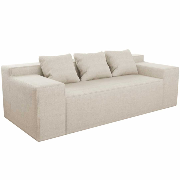 Matoresu Spring Hybrid Couch Linen Sofa